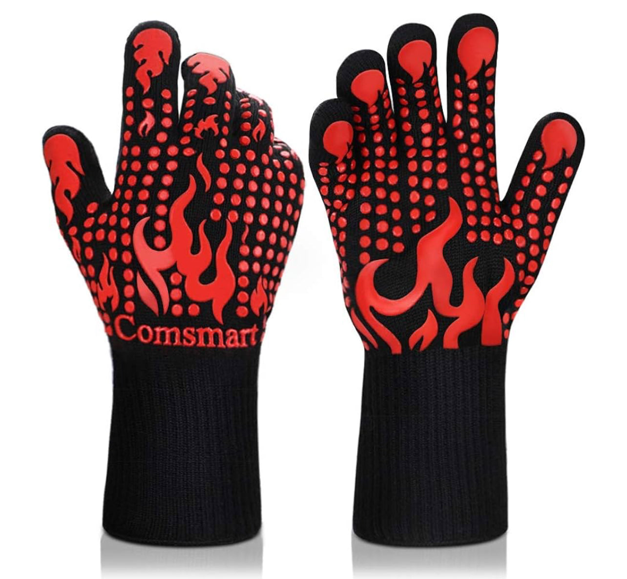 BBQ Gloves 1472 Degree F Heat Resistant Meat Boss PR