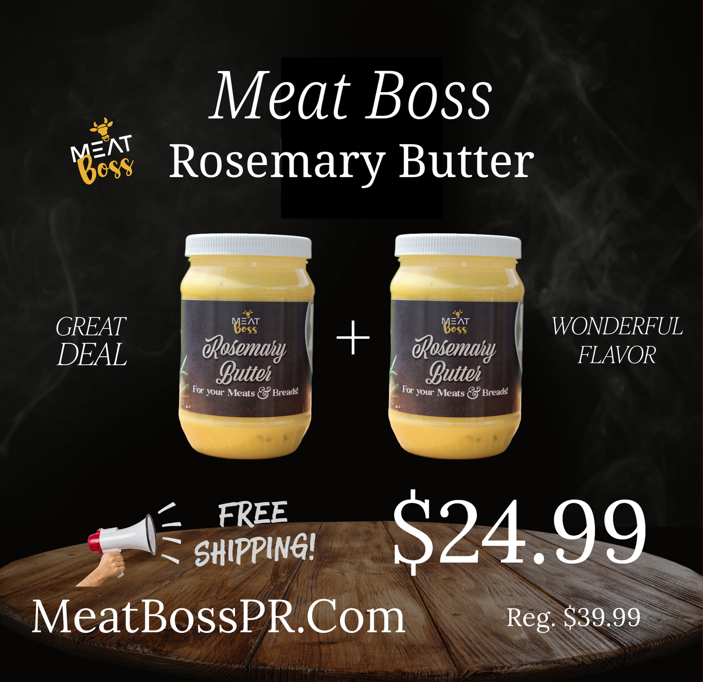 Meat Boss Rosemary Butter
