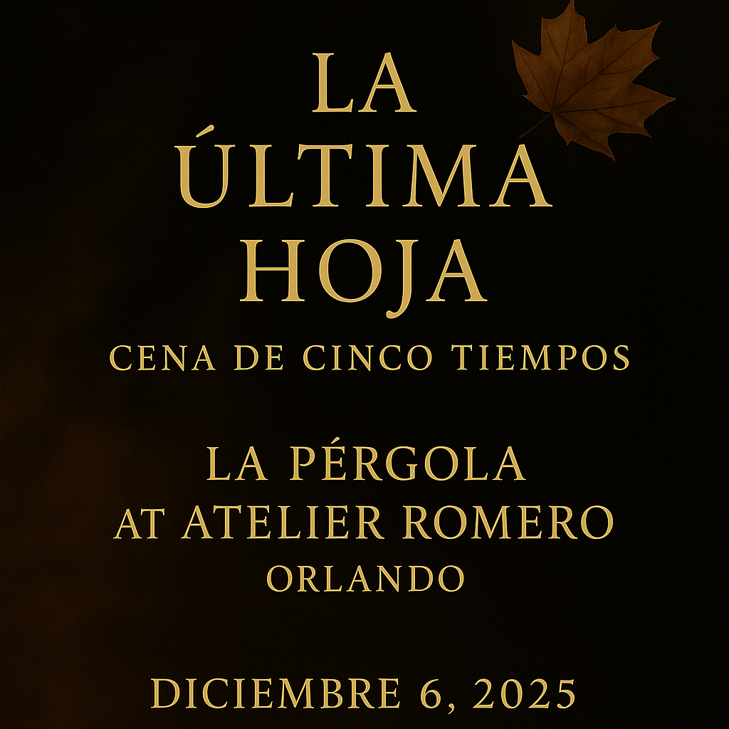 CENA LA ÚLTIMA HOJA - ORLANDO