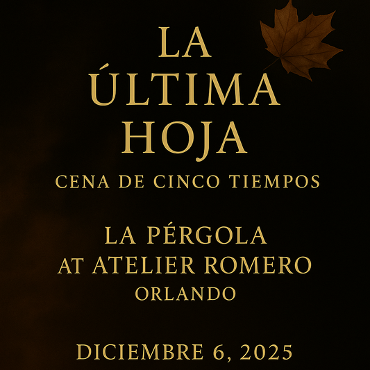 CENA LA ÚLTIMA HOJA - ORLANDO