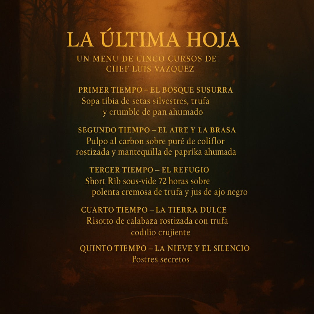 CENA LA ÚLTIMA HOJA - ORLANDO